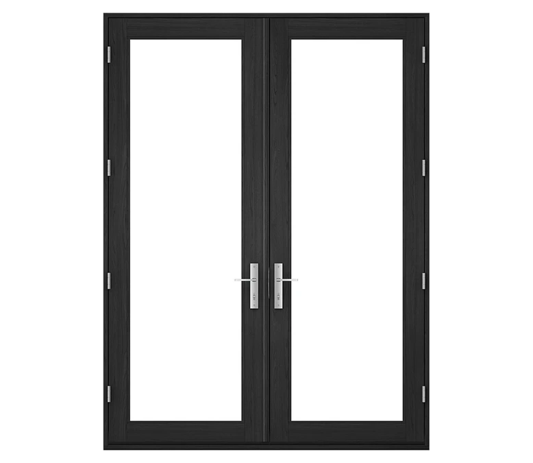 Pella Reserve Contemporary Wood Hinged Patio Door in Rochester